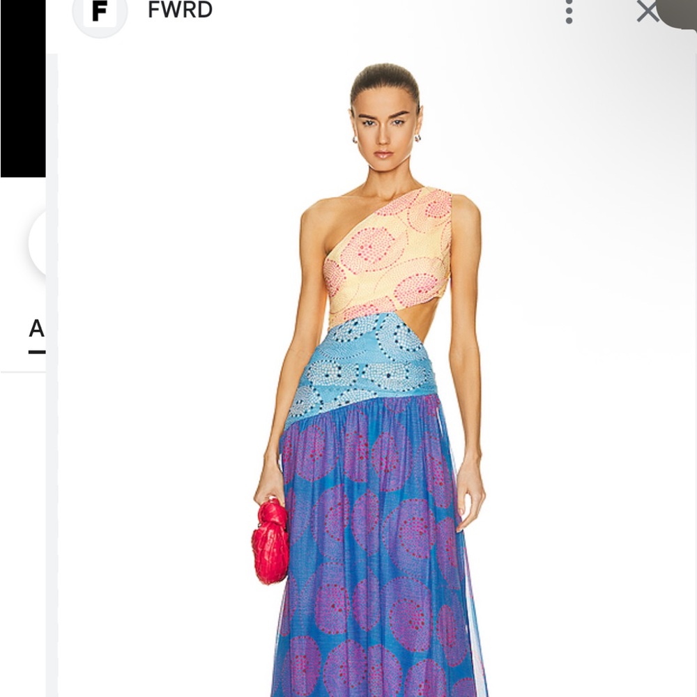 STAUD multicolor maxi dress
